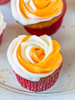 Frosted cupcakes