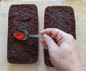 Spoon cherry juice