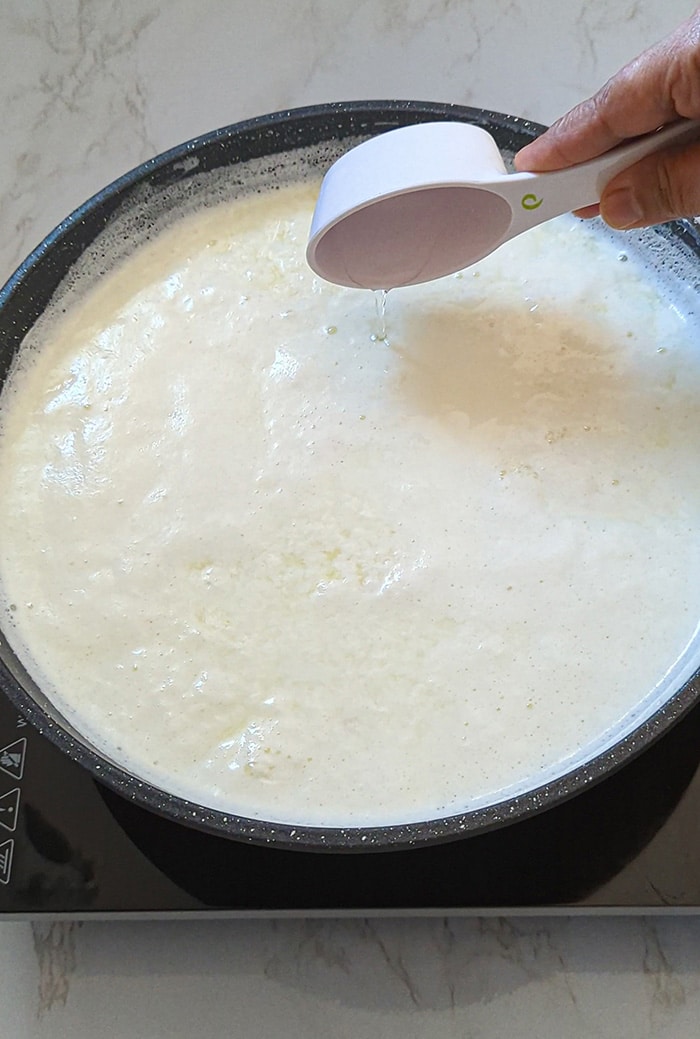Add vinegar