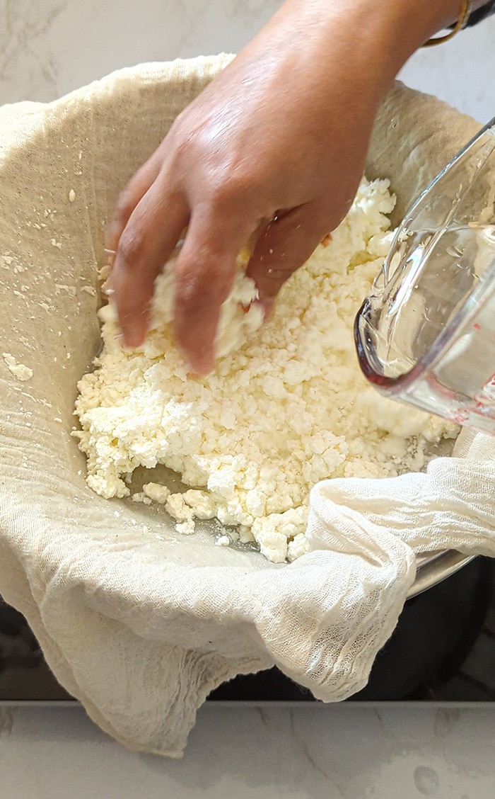Rinse paneer