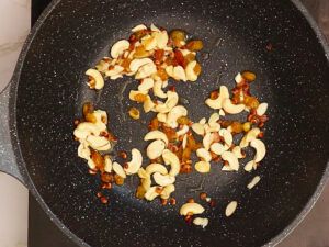 Toast the nuts